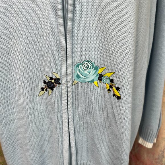 VTG๐Maxime Casual Cotton Blend 2-Way Zipper Cardigan with Stand Up Collar - Picture 5 of 16